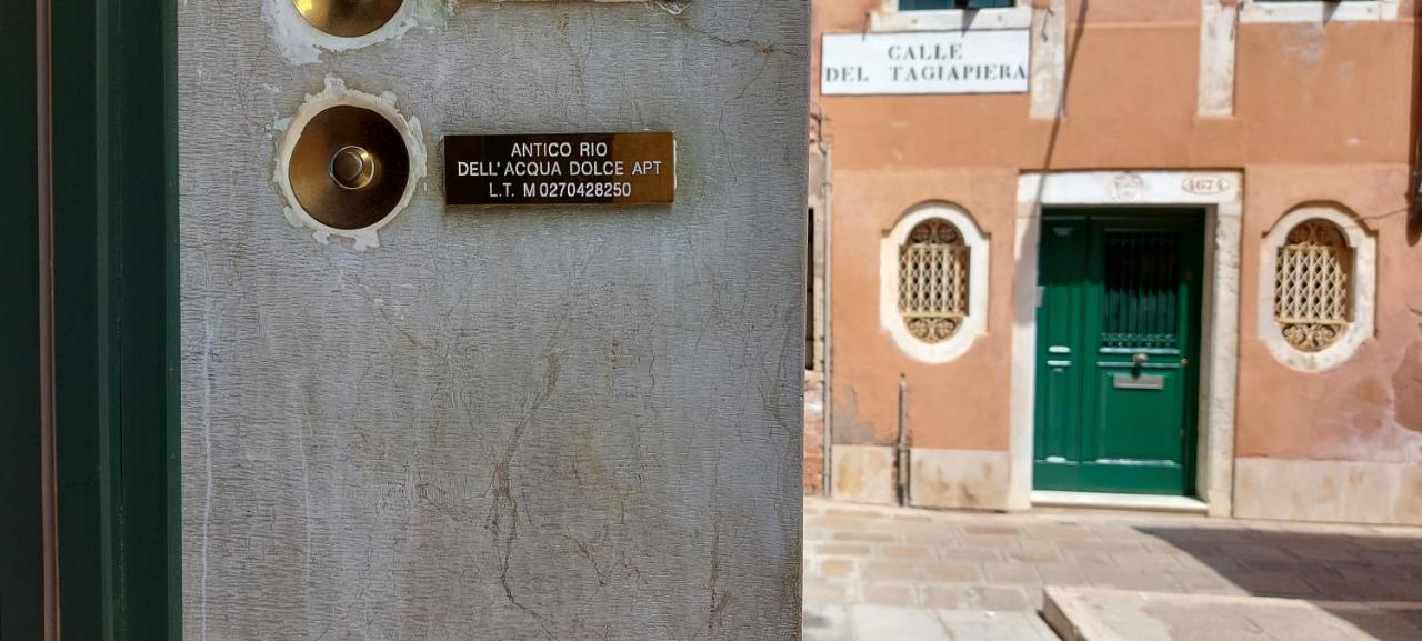 Antico Rio Acqua Dolce Apartment Venedig Eksteriør billede